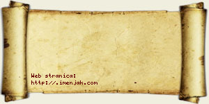 Jana Žebeljan vizit kartica